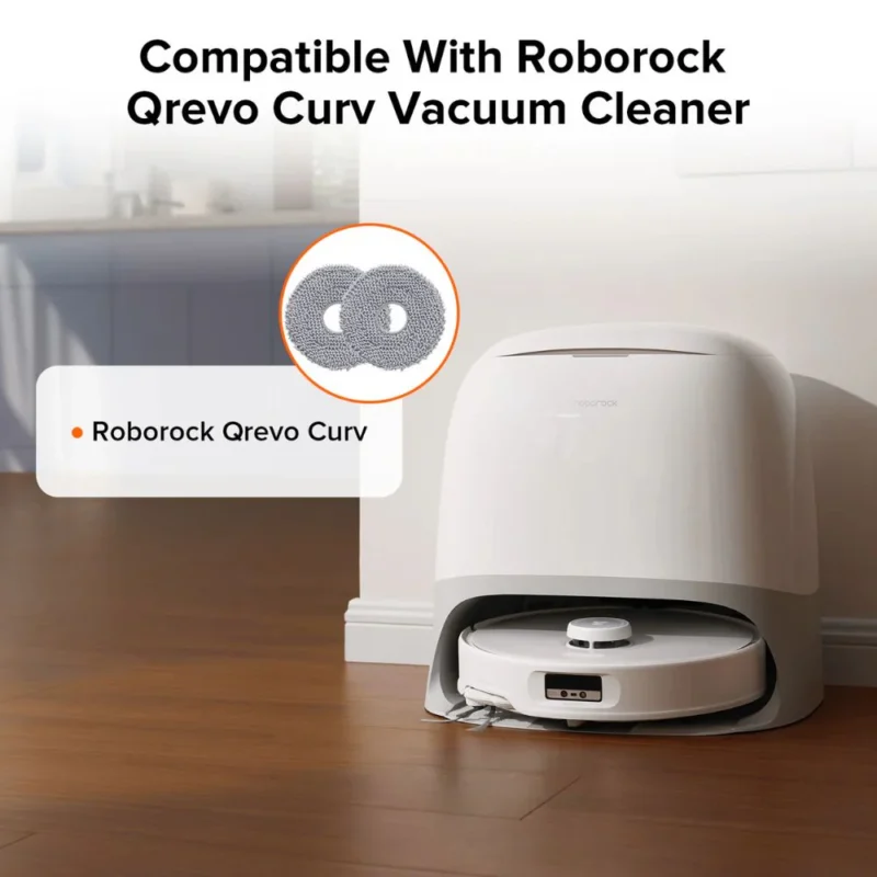 Giẻ lau xoay thay thế cho Roborock Qrevo Curv