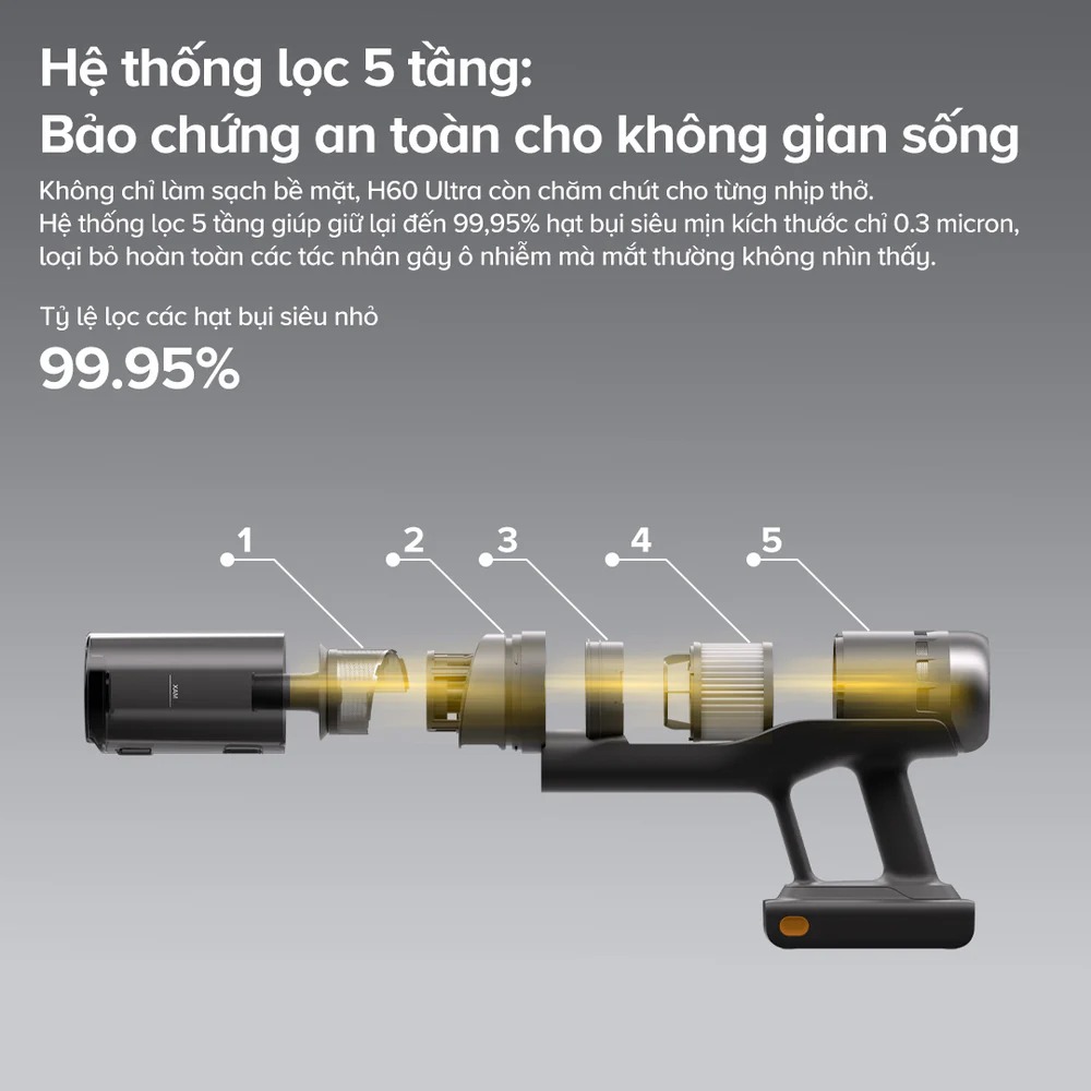 Máy hút bụi lau sàn Roborock H60 Ultra – Hàng Chính Hãng - Bảo hành 24 Tháng 30