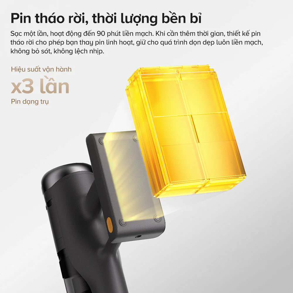 Máy hút bụi lau sàn Roborock H60 Ultra – Hàng Chính Hãng - Bảo hành 24 Tháng 35 Battery H60 Ultra 2000x2000 18ea323b aa35 4102 81f2 28efa76d574b