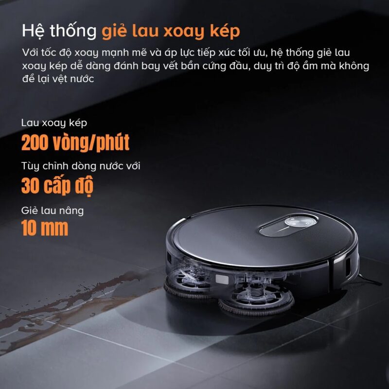 Robot hút bụi Roborock Qrevo Slim – Bảo hành chính hãng 24 Tháng