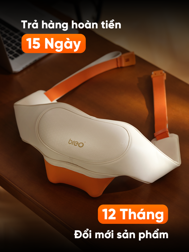 Máy Massage Cổ Vai Gáy Breo N6 Mini – Xông Nóng Huyệt Đạo – Xoa Bóp Cơ