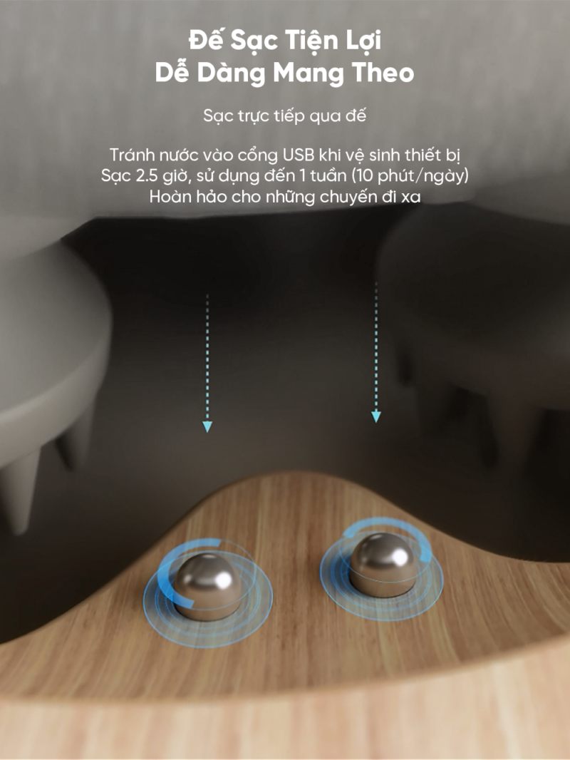 Máy Massage Đầu Breo Scalp Mini Pro – Tia Hồng Ngoại Kích Thích Mọc Tóc – Xoa Bóp Đa Điểm Tuần Hoàn Lưu Thông Máu