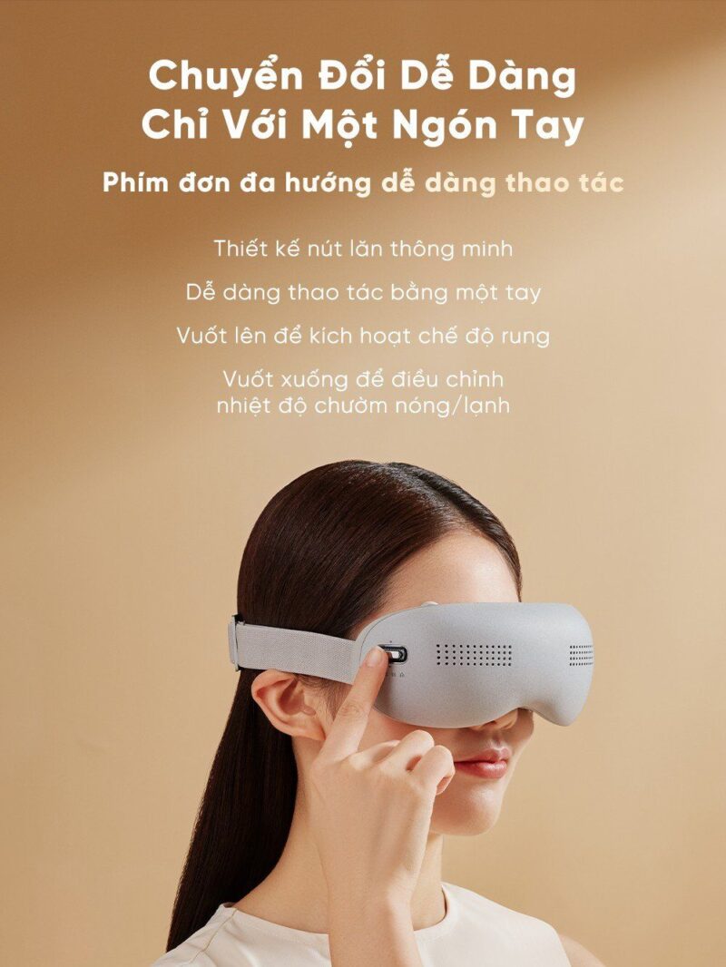 Máy Massage Mắt Breo See K Pro – Làm Lạnh Làm Nóng Giảm Thâm Mắt – Xoa Bóp Thư Giãn Mắt