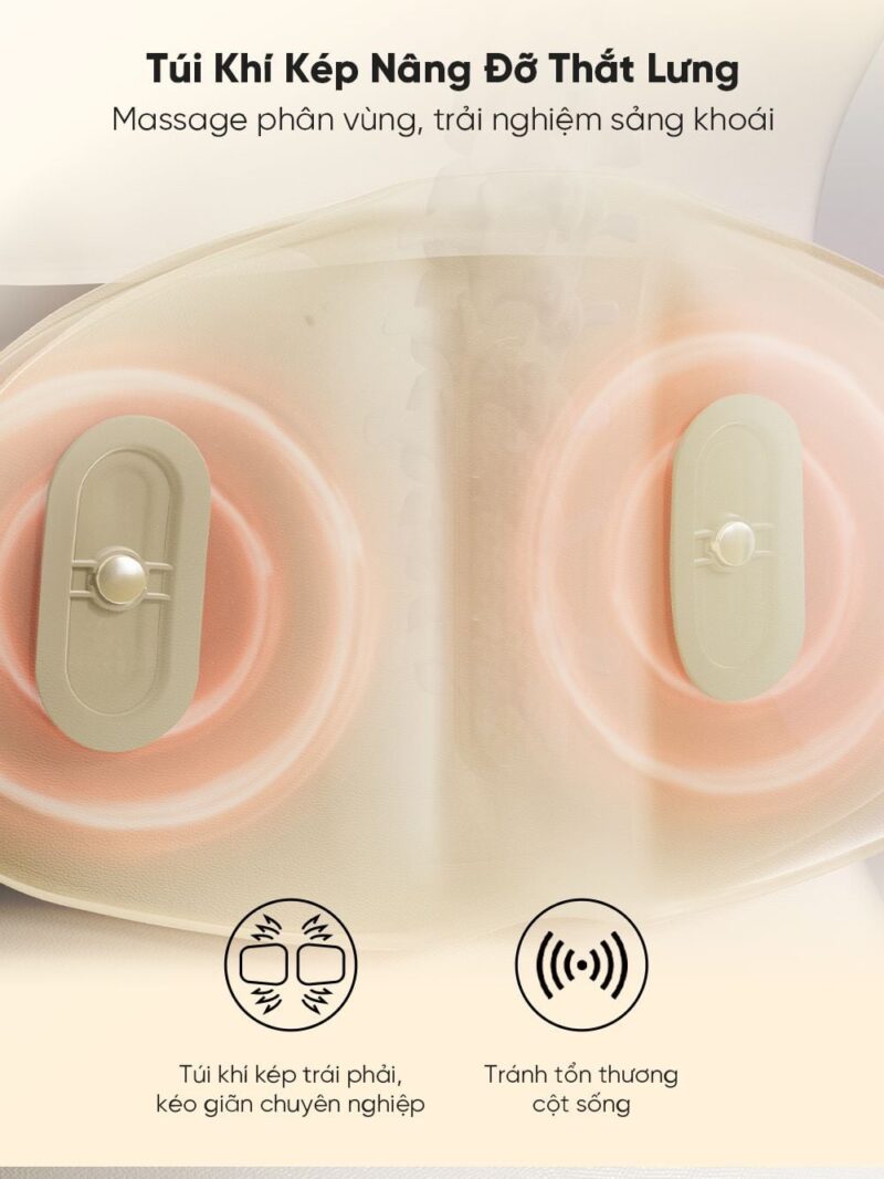 Đai Massage Chườm Nóng Bụng Và Thắt Lưng Breo Y2