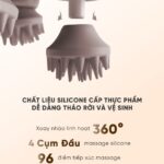 Máy Massage Đầu Breo Scalp Mini – Xoa Bóp Đa Điểm Kích Thích Mọc Tóc – Tăng Lưu Thông Máu