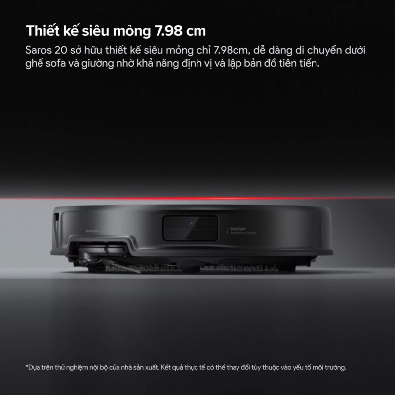 Robot hút bụi Roborock Saros 20 – Bảo hành chính hãng 24 Tháng