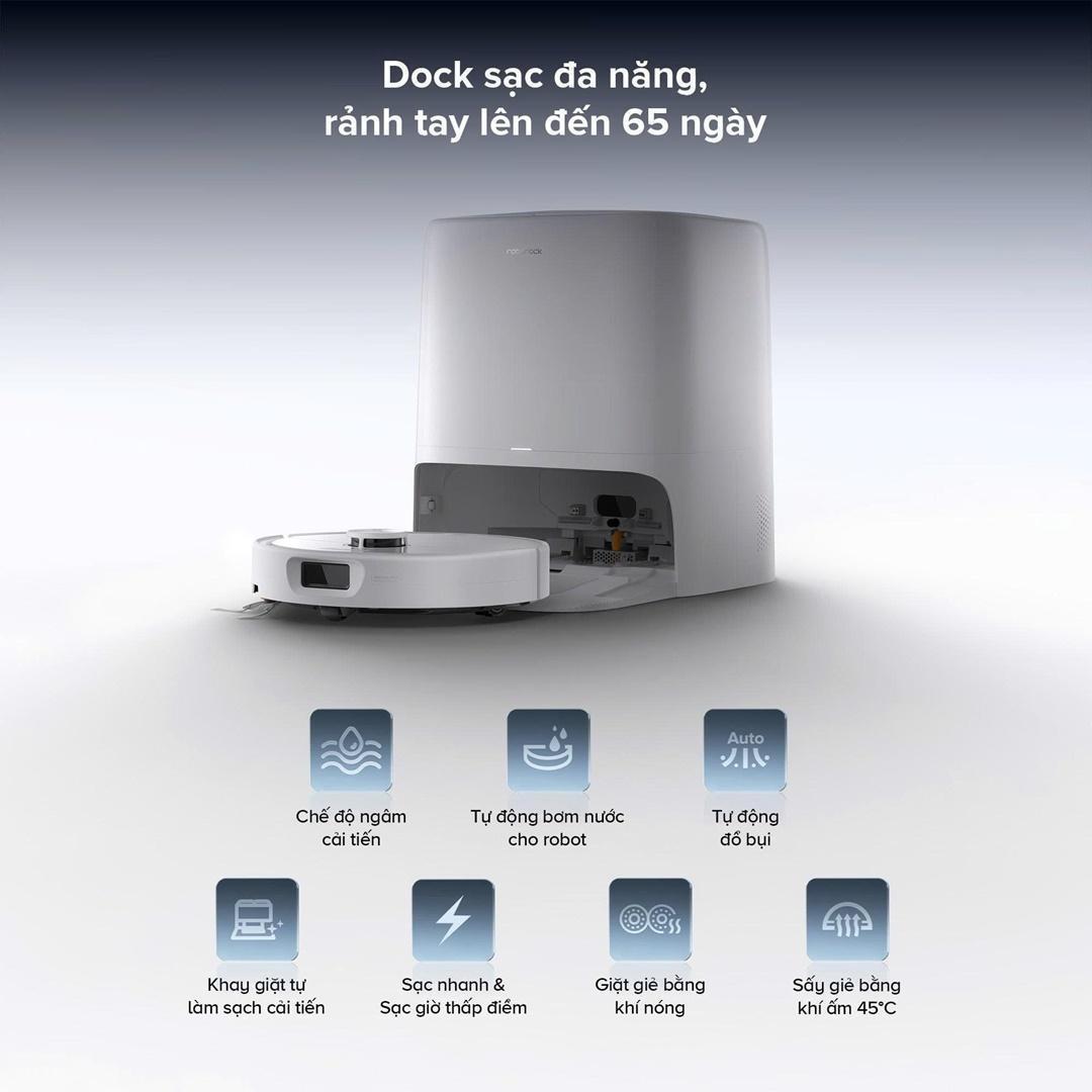 Rảnh tay tới 65 ngày: Dock đa năng trên Roborock Qrevo 2 Pro có gì đặc biệt? 13 Ranh tay toi 65 ngay Dock da nang tren Roborock Qrevo 2 Pro co gi dac biet 1