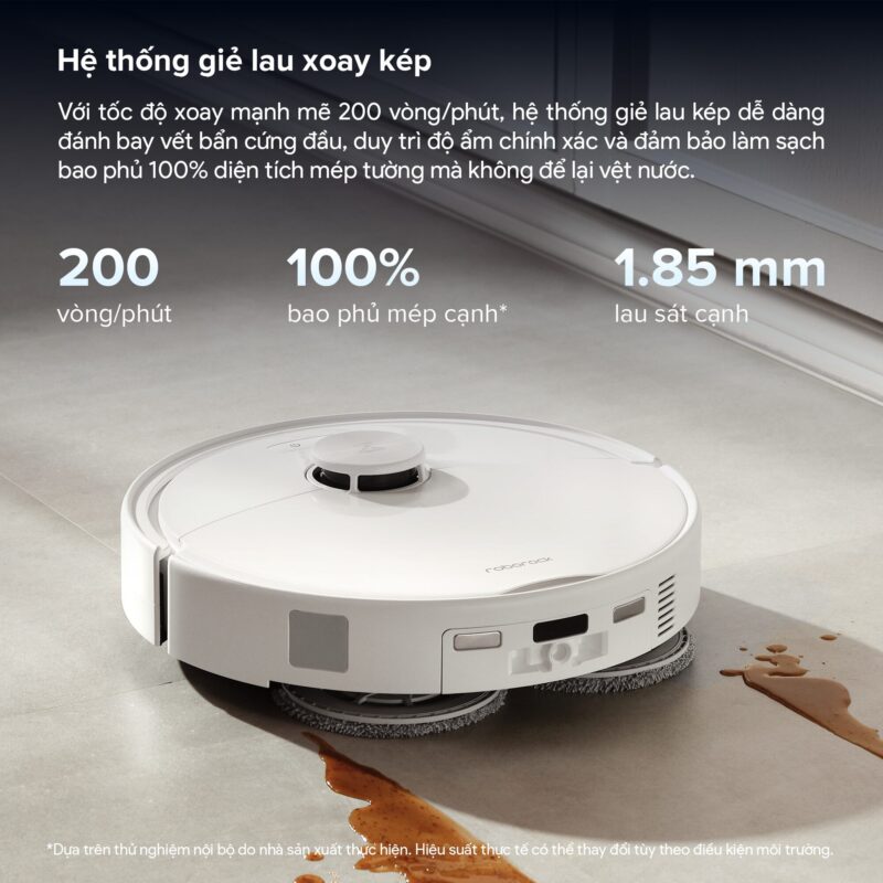 Robot Hút Bụi Lau Nhà Roborock Qrevo 2 Pro – Bảo hành chính hãng 24 Tháng