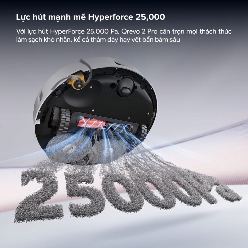 Robot Hút Bụi Lau Nhà Roborock Qrevo 2 Pro – Bảo hành chính hãng 24 Tháng