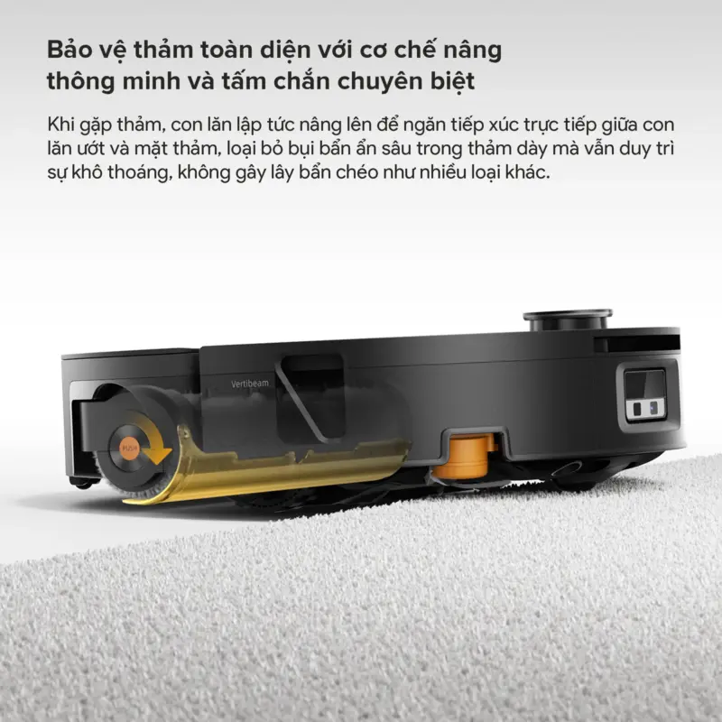 Robot hút bụi lau nhà Roborock Saros 20 Flow Complete