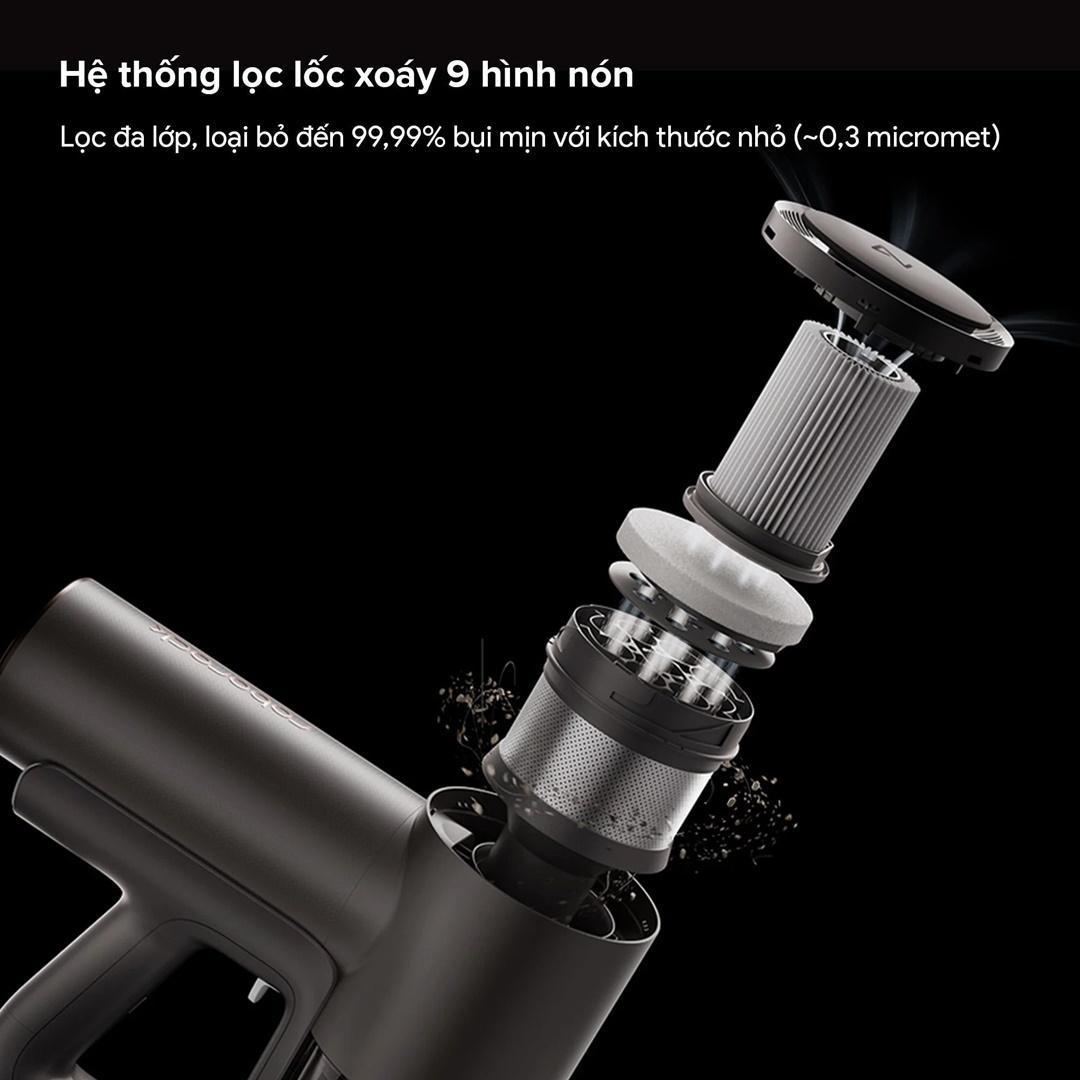 F25 Pro Steam Gen 2 Combo May hut bui lau san 5 in 1 moi tu Roborock 10