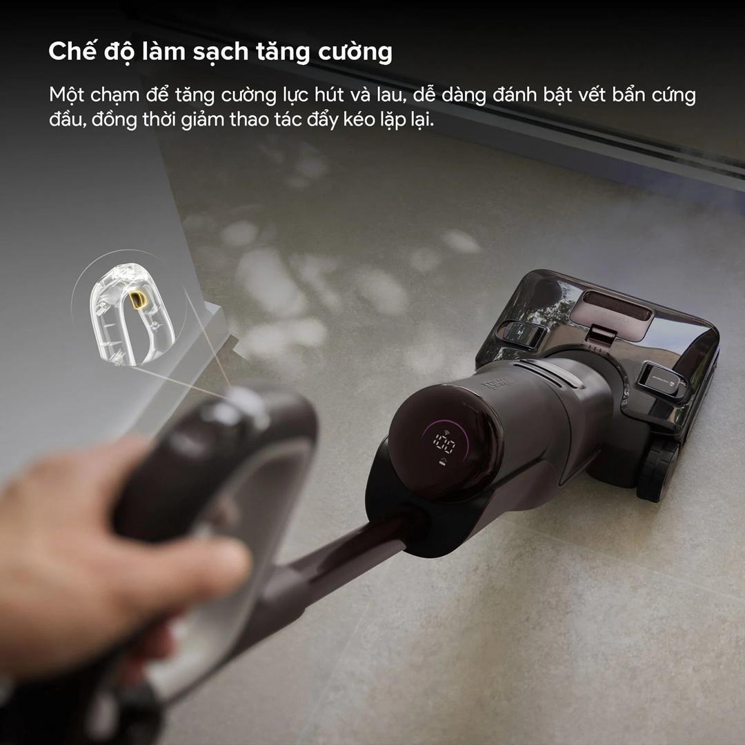 Roborock ra mat F25 Ultra Steam Gen 2 May hut bui lau san hoi nuoc 180°C lam sach sat mep hieu qua 5
